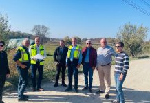 Încep lucrările la DJ130B, în intravilanul satului Grid. A fost predat amplasamentul și s-a emis Ordinul de începe a lucrărilor