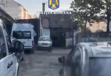 Percheziții la un service auto clandestin din Făgăraș