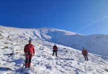 Salvatorii montani și voluntarii de la Victoria, acțiuni de patrulare pe traseele din Munții Făgăraș