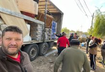 Foto și Video. Oameni de bine. Ioan Băcilă: ,,Oamenii din satele inundate au nevoie de ajutor în continuare“. Ajutoare din Țara Făgărașului pentru comunele din județul Galați afectate de puhoaie