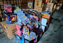 Aproape 1,5 tone de articole pirotehnice au fost confiscate de polițiști în perioada sărbătorilor de iarnă. S-au întocmit 7 dosare penale și s-au aplicat amenzi de peste 20.000 de lei