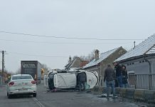 Accident rutier pe DN1, la Olteț, cu patru victime. Două persoane au fost transportate la spital