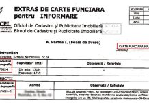 Taxele plătite de proprietari pentru extrasele de carte funciară vor fi eliminate, dar din aprilie