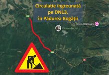 Trafic îngreunat în zona Pădurii Bogății, între Măieruș și Hoghiz. Ce se întâmplă