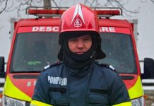 Deși era în ziua liberă, pompierul făgărășean Costea Sergiu a intervenit la un incendiu la Dejani