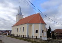 Sfântul Maslu de obște, la Calbor, de Florii. ,,Să ne rugăm împreună pentru bolile nostre sufletești și trupești!“ spune pr. paroh Florin Popa