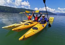 Foto. Bicaz Kayak Fest, competiția de caiac, ediția 2025, se organizează la Lacul Izvorul Muntelui de la poalele Munților Ceahlău. Vezi când se desfășoară competiția