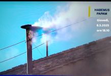 Fum alb la Vatican. „Habemus Papam”. În curând se va afla numele noului Papă