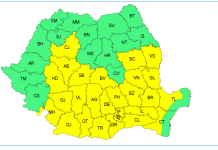 Meteorologii anunţă instabilitate atmosferică accentuată în întreaga ţară, până vineri dimineaţă