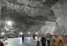 Salina Praid a fost inundată în urma ploilor abundente. ,,Intrarea în subteran este închisă pe perioadă nedeterminată“ transmite ISU Harghita