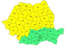 Cod galben de caniculă, până sâmbătă dimineața, la Brașov. Ploi și vijelii pe parcursul zilei de vineri!