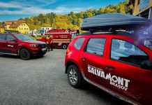 Foto. O persoană a decedat pe Valea Sâmbetei. Salvatorii montani de la formația Victoria au găsit bărbatul în stop cardio-respirator