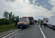 Foto și Video. Grav accident rutier între Scoreiu și Porumbacu de Jos. Planul rușu de intervenție a fost dezactivat