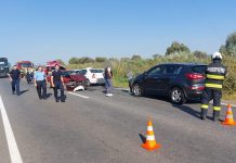 Accident rutier pe DN1, între Mândra și Șercaia. Trei jandarmi, martori la accident, au intervenit pentru ajutorarea victimelor