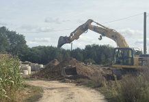 Foto. Lucrările la rețeaua de apă și canalizare continuă la Cincșor, Ludișor și Sâmbăta de Jos