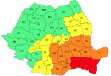 AVERTIZARE METEOROLOGICĂ pentru următoarele două zile. Cod galben în Transilvania și Cod roșu în Dobrogea