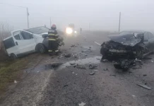 Grav accident rutier lângă Dumbrăveni între două autoturisme și un microbuz din județul Brașov în care erau patru persoane monitorfg
