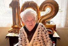 Foto. Cea mai vârstnică femeie din zona Făgărașului a împlinit 102 ani. Maria Dobrin Grovu a fost dascăl la Arpașu de Jos, Cârțișoara și Făgăraș