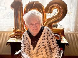 Foto. Cea mai vârstnică femeie din zona Făgărașului a împlinit 102 ani. Maria Dobrin Grovu a fost dascăl la Arpașu de Jos, Cârțișoara și Făgăraș