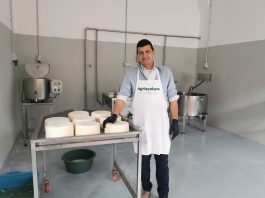 Foto și Video. ,,Fromageria Giusepe“, investiție de peste 450.000 euro, la Hurez. Brânzeturi speciale produse după rețete italienești, dar cu lapte de la fermele făgărășene