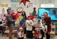 Foto și VIDEO. Este așteptat Crăciunul și în Italia. Serbările elevilor de la cursul LCCR, îndrumați de profesoara Angela Nicoară, au adus un colț de România în peninsulă. ,,Tradițiile sunt vii, chiar și departe de țară, prin copiii noștri“ spun părinții copiilor