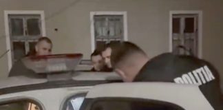Video. Bătaie într-o benzinărie din Făgăraș. Trei bărbați au fost reținuți de polițiștii care au intervenit în forță. Scandalagii sunt în arest