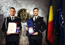 Polițiști distinși de MAI: Agentul-șef adjunct Niță Mihai (secția Voila) și Agentul-șef adjunct de poliție Fătu Alexandru-Ioan (Poliția Făgăraș)
