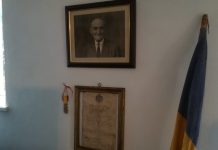 TRICOLORUL CARE A PARTICIPAT LA ACTUL MARII UNIRI DE LA ALBA IULIA, EXPONAT ÎN MUZEUL DIN BERIVOI