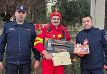 Foto. ,,Un om al faptelor în sprijinul celor aflați în situații limită“. Pompierul făgărășean, plt. adj. șef Renghea Olimpiu, a trecut în rezervă