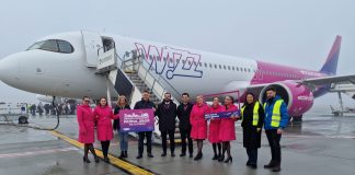 Foto. Primul zbor Brașov – Roma, astăzi, cu avionul plin! 180 de pasageri au plecat spre capitala Italiei