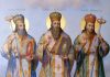 Sfinții Trei Ierarhi: Vasile cel Mare, Grigorie Teologul și Ioan Gură de Aur, cei mai mari dascăli ai Bisericii Apostolice