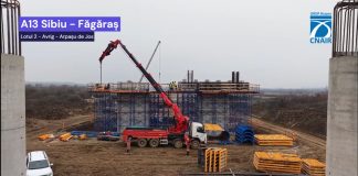 Pe tronsonul Avrig-Mârșa din Autostrada Sibiu-Făgăraș, lucrări executate în proporție de 21%. Sunt pe șantier 400 muncitori și 150 utilaje
