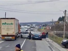 Accident rutier pe DN1, la Vlădeni. Două persoane au avut nevoie de îngrijiri medicale