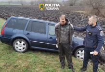 Foto. Bărbat din comuna Jibert, fără permis de conducere, urmărit de polițiști. A fost reținut pentru 24 ore