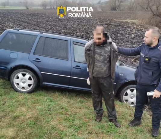 Foto. Bărbat din comuna Jibert, fără permis de conducere, urmărit de polițiști. A fost reținut pentru 24 ore