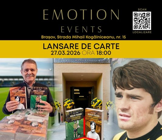 Lansare de carte. ,,Nicolae Pescaru, prințul brașovean al sportului rege“, autor Adrian Toth