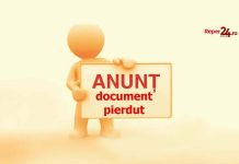 Anunț pierdere acte UAT Cincu