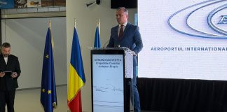 Adrian Veștea, președintele CJ Brașov: ,,Peste 600.000 de călători, în acest an, pe Aeroportul Internațional Brașov“
