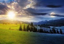 Echinocțiul de primăvară 2026 are loc pe 20 martie, la 16:46, ora României. Durata zilei devine aproape egală cu cea a nopții