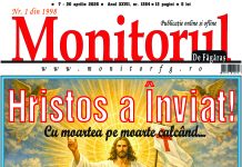 FOTO. Monitorul de Făgăraș și partenerii săi vă urează Paște Fericit! Hristos a Înviat!