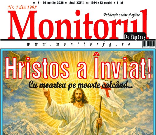 FOTO. Monitorul de Făgăraș și partenerii săi vă urează Paște Fericit! Hristos a Înviat!