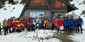Foto. Radu Bunea, Salvamont Victoria, locul I la Cupa Mălăiești la SKi Alpin, categoria 60+. Competiția a ajuns la ediția cu numărul 42