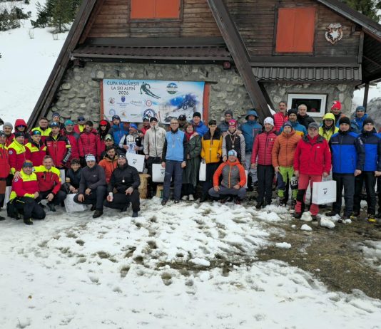 Foto. Radu Bunea, Salvamont Victoria, locul I la Cupa Mălăiești la SKi Alpin, categoria 60+. Competiția a ajuns la ediția cu numărul 42