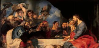 Săptămâna patimilor: Miercurea Mare. Este pomenită femeia care a turnat mir pe trupul Mântuitorului. Iuda l-a vândut pe Mântuitor pentru 30 de arginți