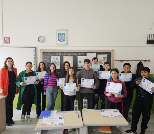 Foto. Elevii de la Homorod au învățat istoria locală și limba germană printr-un proiect european