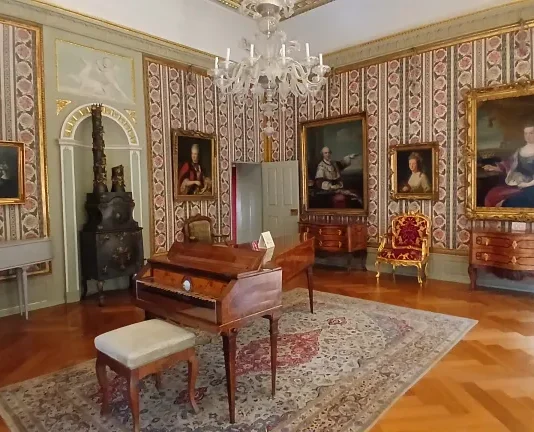 Pinacoteca din Palatul Morass- Heidelberg/ Germania. Palatul a fost ridicat în 1712 pentru Johann Philipp Morass