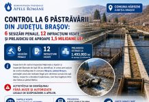 Șase păstrăvării ilegale pe valea Sebeșului. Au fost întocmite dosare penale pentru un prejudiciu de 1,5 milioane de lei