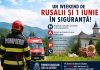 130 de pompieri militari ai ISU Brașov, pregătiți să intervină în minivacanța de Rusalii. Recomandările pompierilor