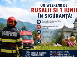 130 de pompieri militari ai ISU Brașov, pregătiți să intervină în minivacanța de Rusalii. Recomandările pompierilor