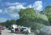 Accident grav pe DN1, între Perșani și Vlădeni. Două persoane au rămas încarcerate. S-a solicitat elicopterul SMURD
